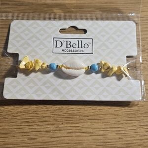 D'Bello Shell and Bead Bracelet